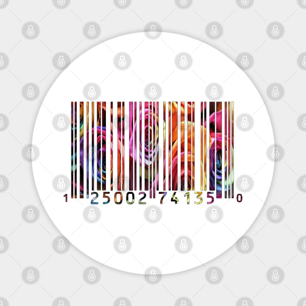 Colored barcode Magnet by Aish shop